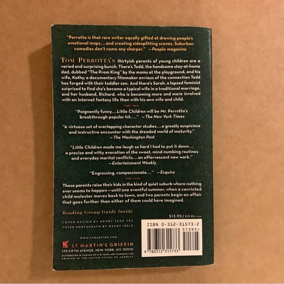 📚2/$12📚 Novel: Little Children by Tom Perrotta - Picture 2 of 3